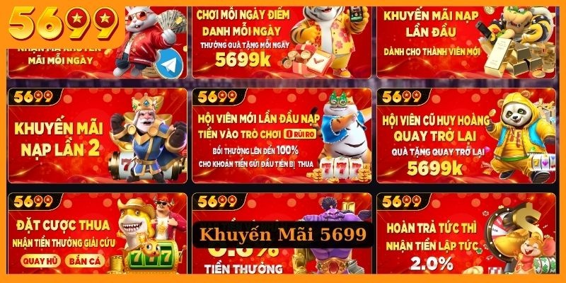 Nhiều khuyến mãi khủng dành tặng hội viên 5699